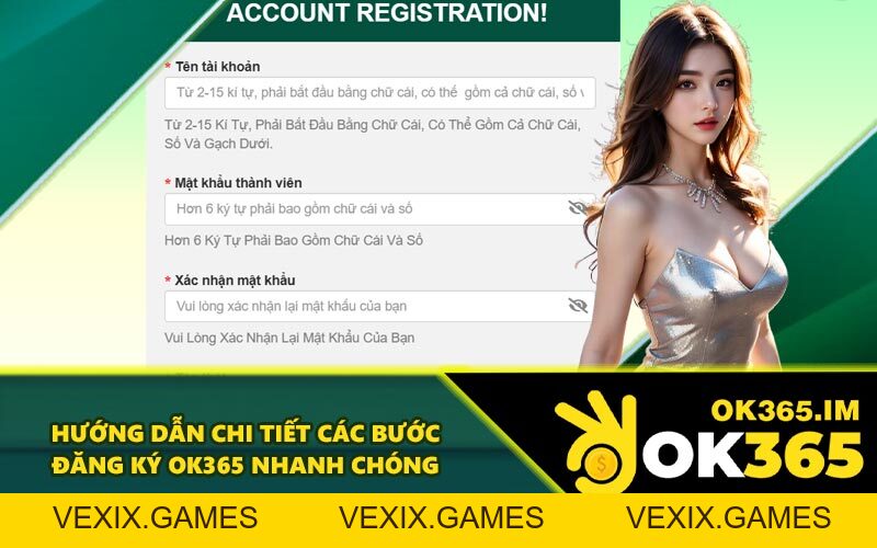 Đăng ký OK365 - Gia Nhập Nhanh, Kích Hoạt Ưu Đãi Ngay